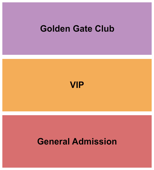 Golden Gate Park Tinashe Seating Chart